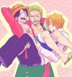 Luffy Zoro and Sanji