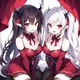 Vampire twin girls