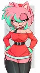 Amy Rose  cute hedge