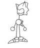 fake sonic sketch