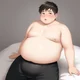 Obese boy