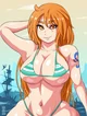 Oiled up Nami