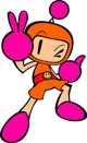 Orange Bomberman