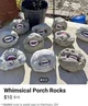 whimsical porch rock