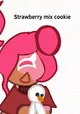 Strawberry mix cooki
