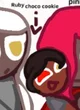 Ruby choco cookie
