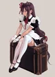 red ribbon maid