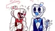 Cuphead and Mugman