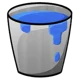 a bucket of water