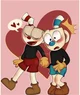 Cuphead x mugman 