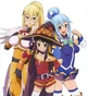 The konosuba Girls