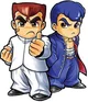 Kunio and Riki
