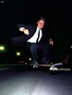 Jfk on a skateboard
