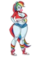 Thicc rainbow dash