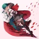Izuku and Ruby Rose