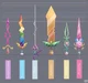 Mane 6 swords