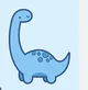 Blue dino