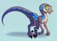 Blue El velociraptor