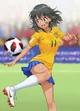 Soccer girlfriend