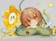 Chara and Flowey