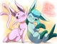 Glaceon and Espeon 