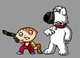 Stewie and brian