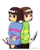 Frisk and Chara