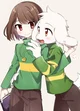 Chara and asriel