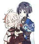 Kazuha e Scara