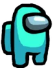 Cyan crewmate 