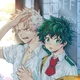 Bakugou e Midorya
