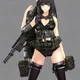 Anime military girl