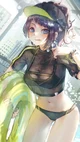 random beach girl
