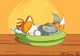 Tails  durmiendo