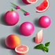 pink fruits