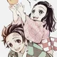Nezuko and Tanjiro