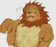 The cowardly lion