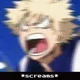 Katsuki bakugo text