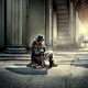 Homeless man