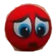 Distressed Red Ball