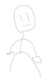 Drawing stick man