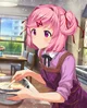 Bakery AU Natsuki