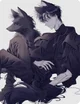 your wolf boyfriend 