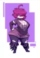 Goth shortstack girl