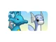 Kingdra and Dratini 