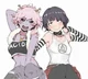 Mina and Jirou 