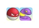 Voltorb and Ekans