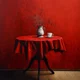 Red table