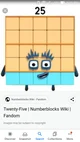 Numberblock 25
