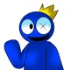 Blue rambow friends